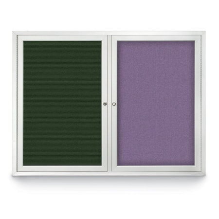 United Visual Products Corkboard, Black/Satin, 36" x 36" UV403I-SATIN-BLACK